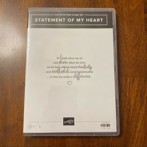 Stampin Up - Statement of my Heart Photopolymer